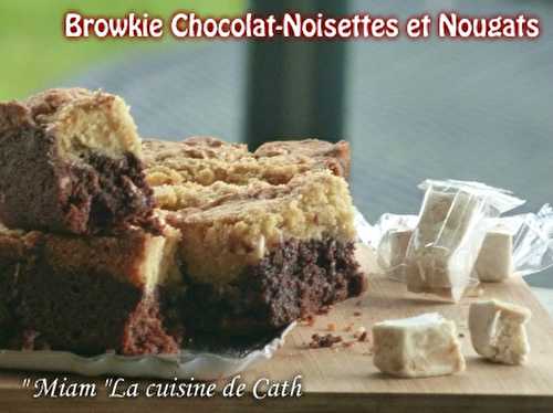 Browkie Chocolat-Noisette et Nougats