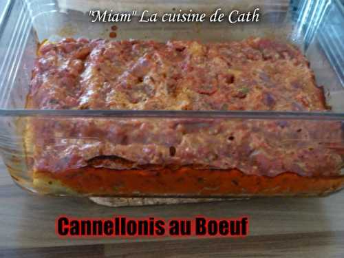 Cannellonis au Bœuf