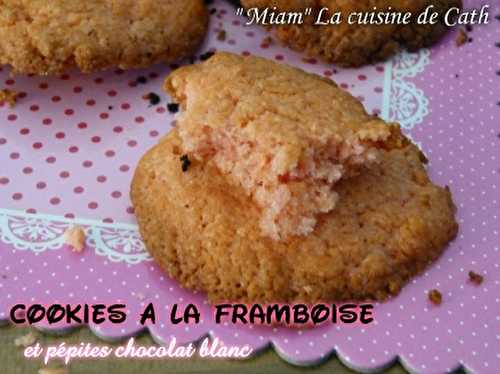 Cookies Framboises et Chocolat blanc