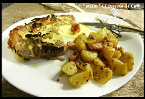 Côtes de Veau aux Abricots sauce Curcuma