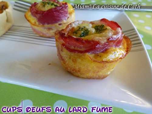 "MIAM" Cup Œuf au lard fumé