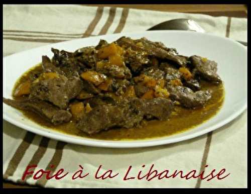 Foie de Bœuf à la Libanaise