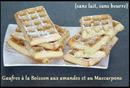  " Miam " Gaufres à la Boisson gourmande Amandes -Caramel Salé (au Four ) -  "MIAM" La cuisine de Cath 