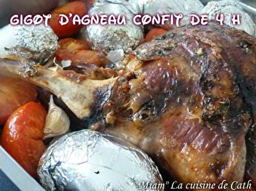 Gigot d'Agneau de 4 h Confit