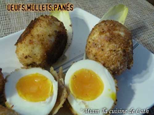 Œufs mollets panés ..