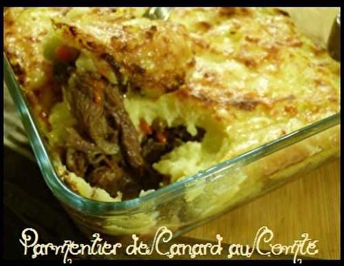 Parmentier de Canard au Comté