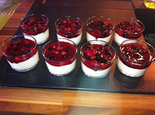 petites verrines au fromage blanc et fruits rouges ..