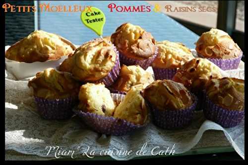 Petits Moelleux aux pommes et raisins secs ..