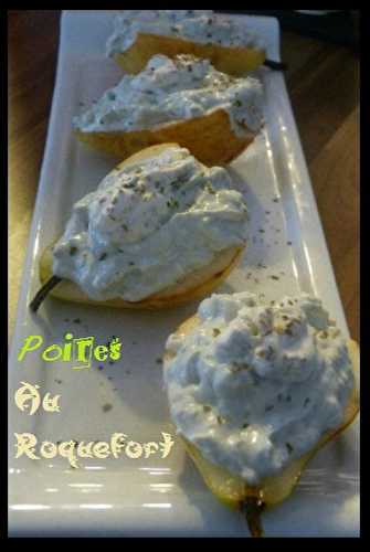 Poires au Roquefort