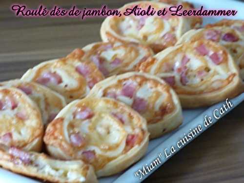 Roulé aux dés de jambon,Aioli et Lerdamer