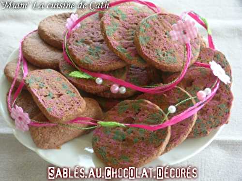 "MIAM" Sablés ChocOlat Décorés