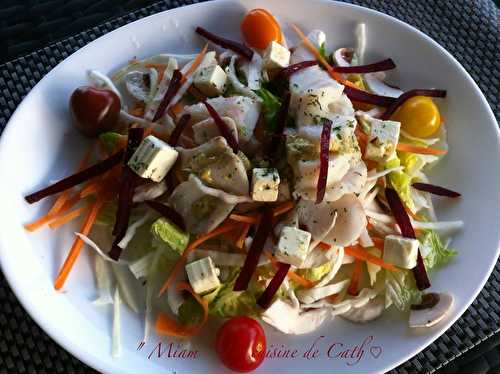 Salade composé au filet de Cabillaud