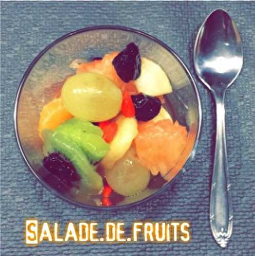 Salade de fruits Jolie jolie jolie