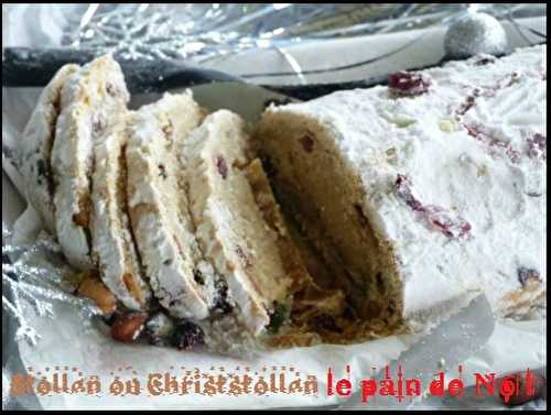 Stollen ou Christstollen le pain de Noël