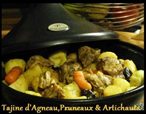  " Miam " Tajine d'Agneau aux Pruneaux et Artichauts -  "MIAM" La cuisine de Cath 