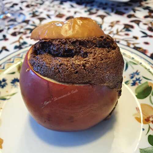 ღ  Pommes cuites et son fondant chocolat - ✿⊱ "MIAM" La cuisine de Cath ✿⊱