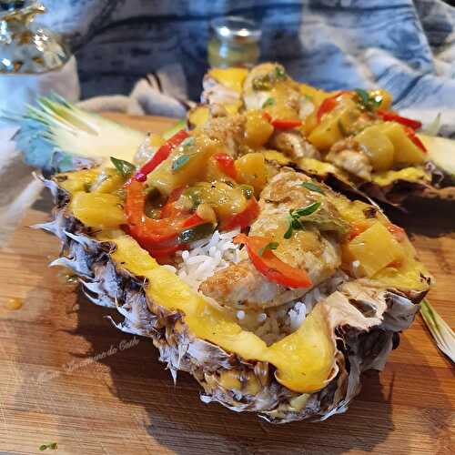 ღ  Aiguilettes de poulet, ananas sauce moutarde Tandoori - ✿⊱ "MIAM" La cuisine de Cath ✿⊱