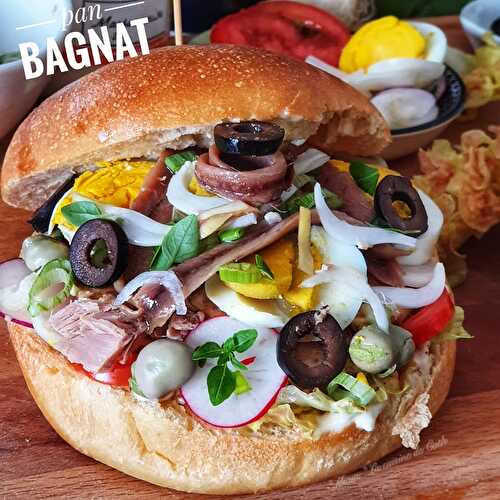 ღ  Pan bagnat ( la recette niçoise ) - ✿⊱ "MIAM" La cuisine de Cath ✿⊱