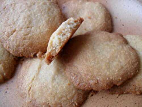Biscuits aux amandes sans oeufs