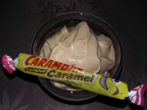 Chantilly au carambar