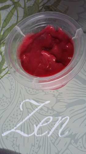 Compote fraises rhubarbes