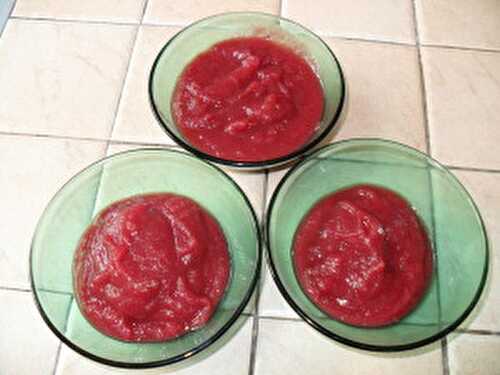 Compote pommes cerises