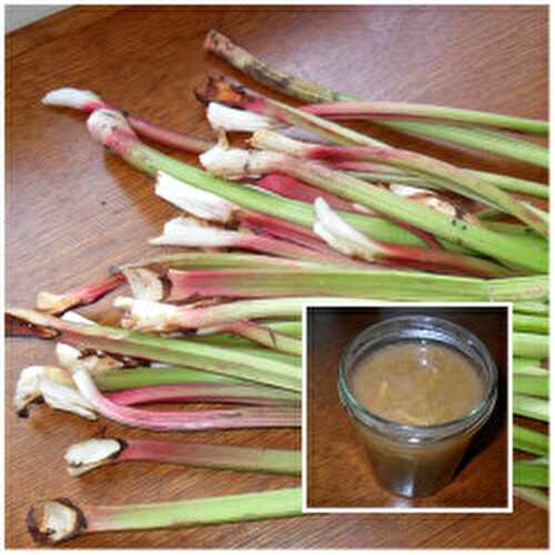 Confiture de rhubarbe