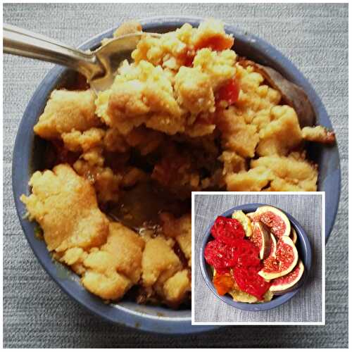 Crumble aux 2 figues