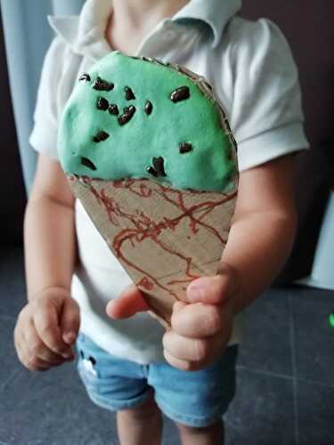 Glace bricolage