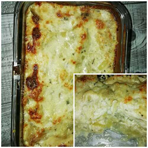 Gratin de blettes au roquefort