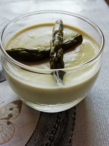 Panna cotta d’asperges