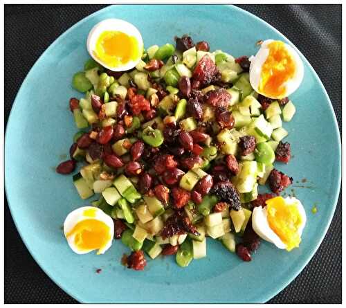 Salade de fèves au chorizo