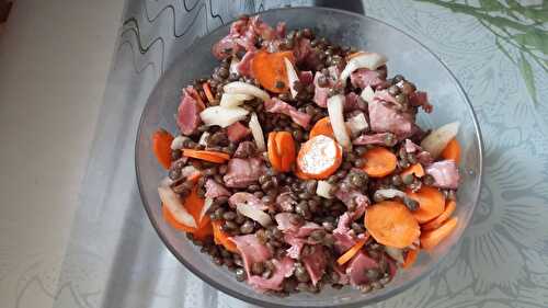 Salade de lentilles