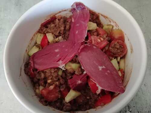 Salade de lentilles