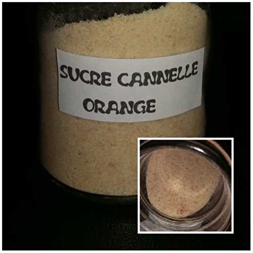 Sucre orange cannelle