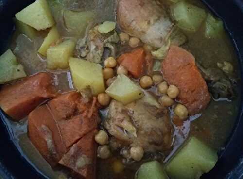 Tajine de poulet au butternut