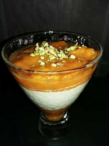 Verrine coco-abricots