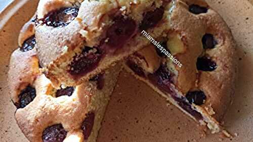 Gâteau d’amande aux cerises