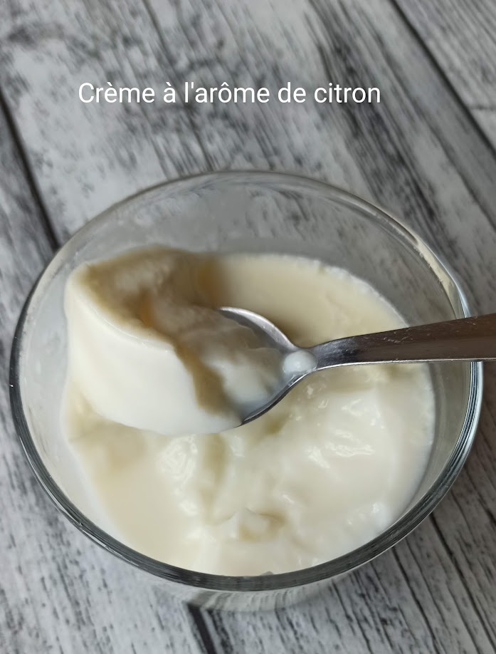 Crème à l’arôme de citron