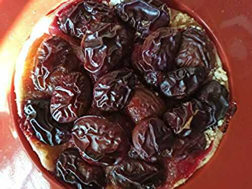 Tartelette aux prunes