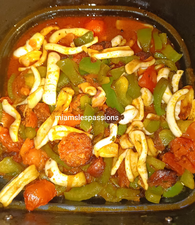 Calmars au chorizo