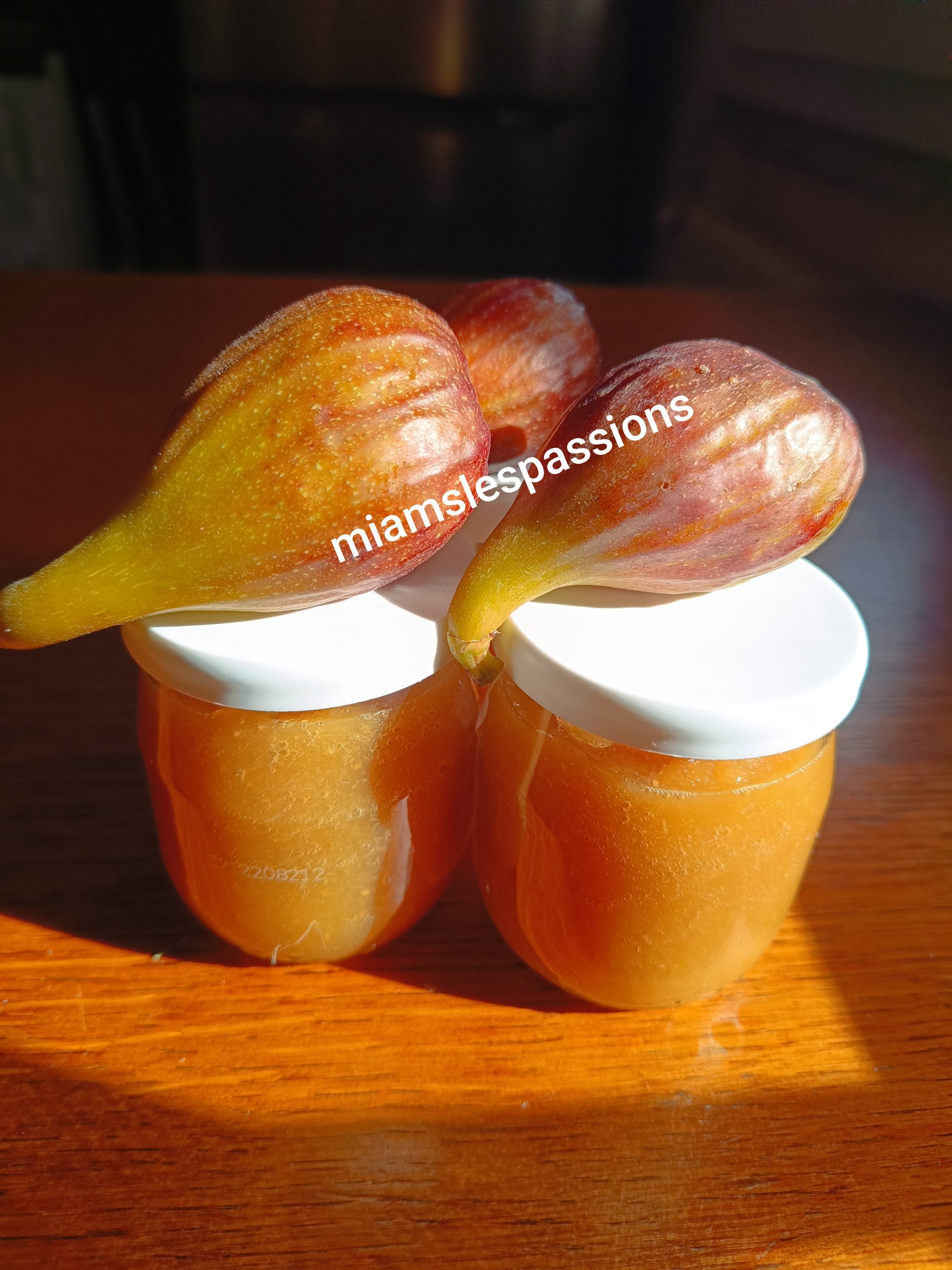 Compote pommes figues