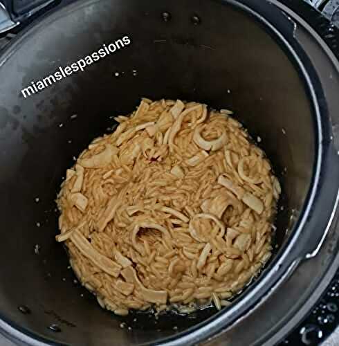 Orzo calamars