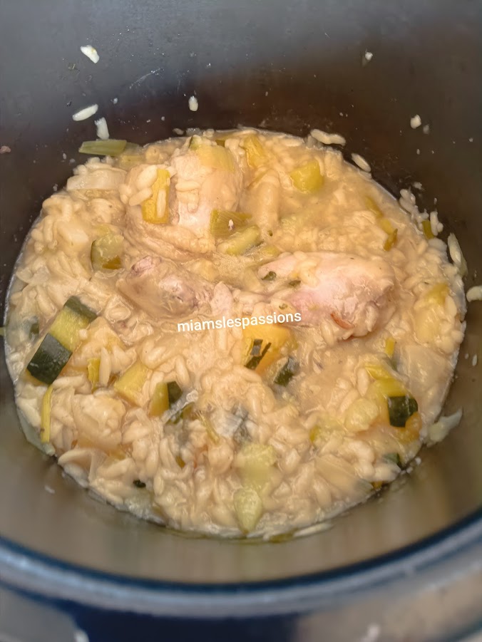 Poulet et ses légumes