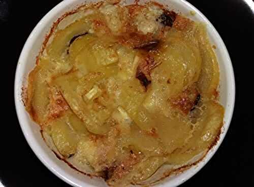 Gratin pomme de terre chèvre