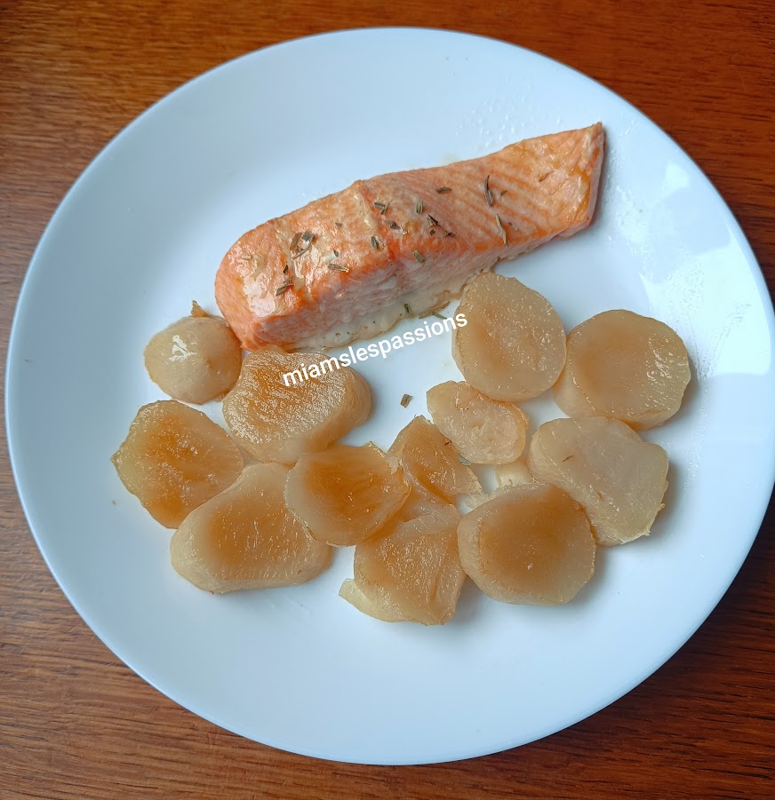 Saumon aux navets