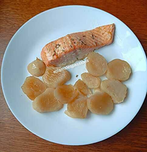 Saumon aux navets