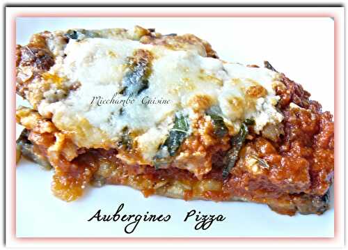 Aubergines pizza