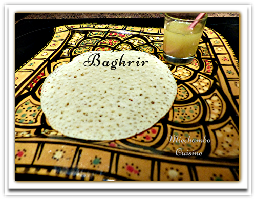 Baghrir : crêpe marocaine aux mille trous