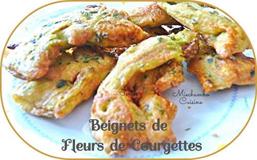 Beignets de fleurs de courgettes